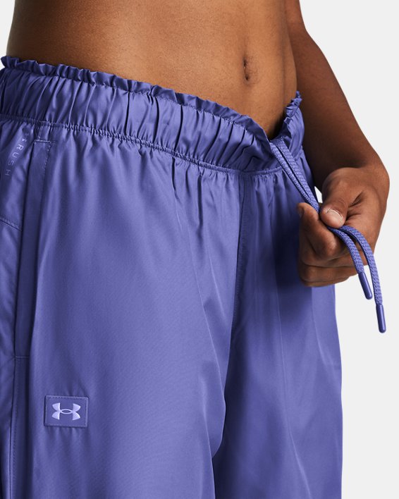 Pantalon oversize UA Vanish Elite Woven pour femme, Purple, pdpMainDesktop image number 4